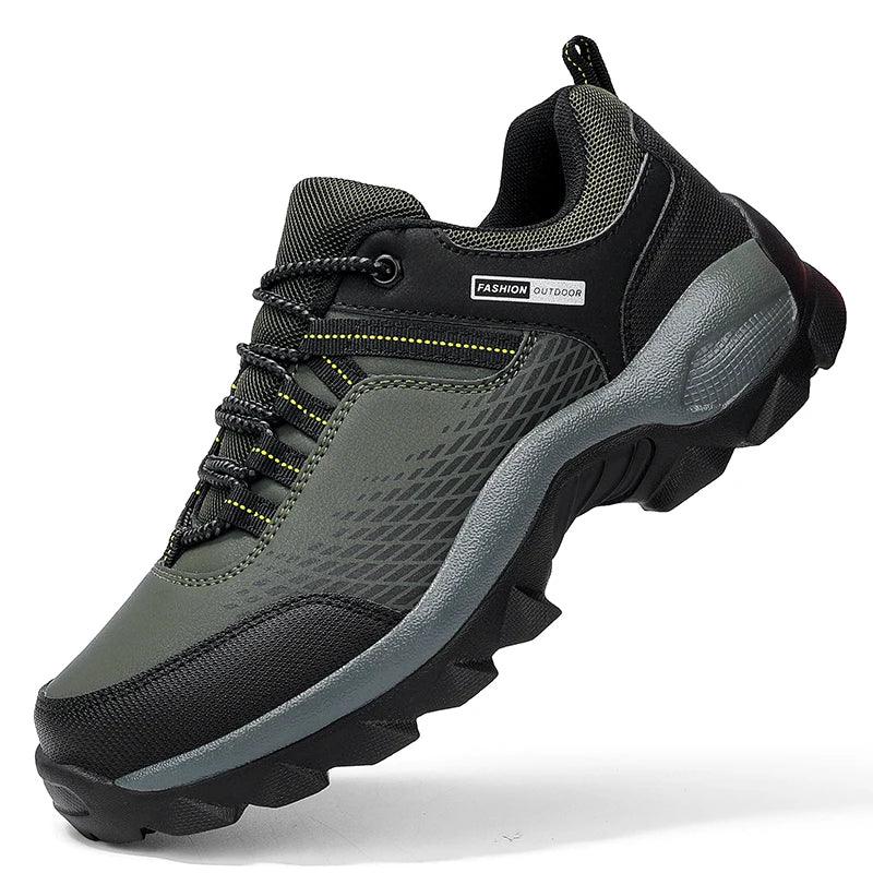 Men's Wear Resistant Waterproof Non-slip Anti-skid Anti-puncture Hiking Shoes Orthopedic Wide Toe Arch Support Walking Shoes
