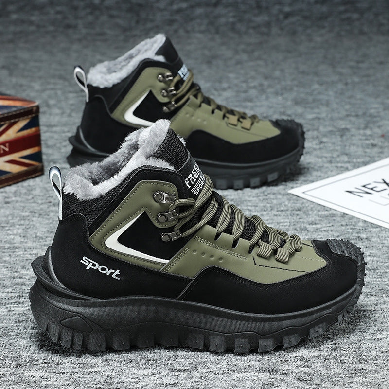 Men's Outdoor Hiking Boots - Waterproof, Non-Slip, Puncture-Proof And Smash-Proof; Correct Arch Support And Wide Toe - Suitable For Daily Wear And Outdoor Adventures