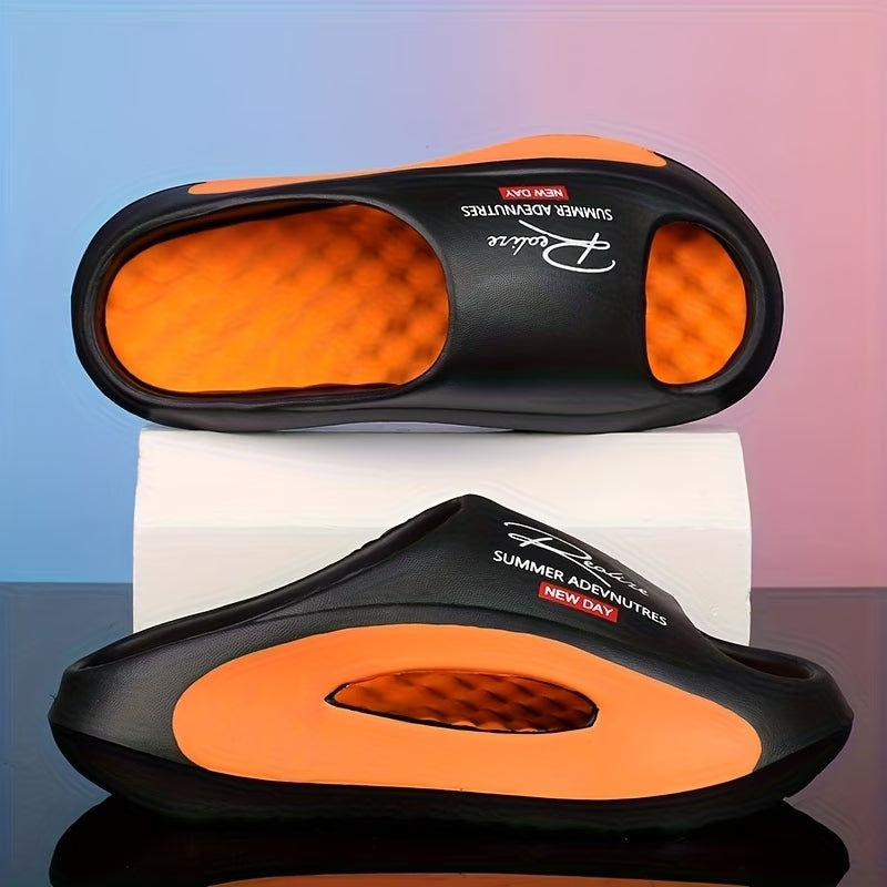 Men's EVA Cloud Slides | Thick-Soled Non-Slip Summer Slippers for Beach & Shower
