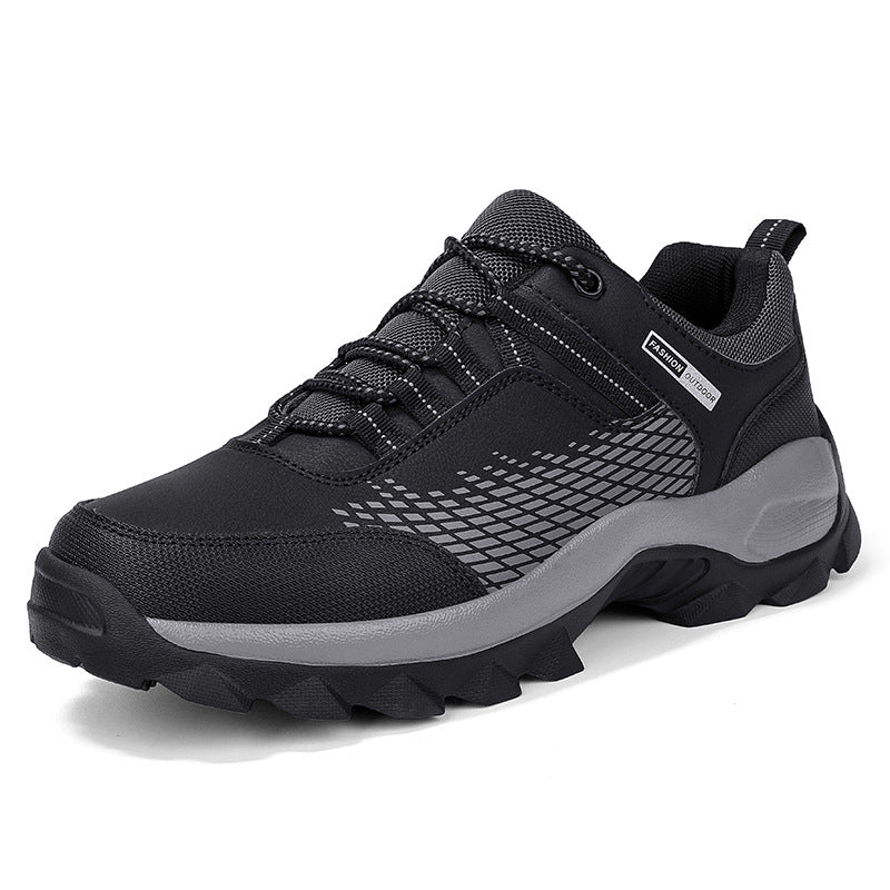 Men's Wear Resistant Waterproof Non-slip Anti-skid Anti-puncture Hiking Shoes Orthopedic Wide Toe Arch Support Walking Shoes