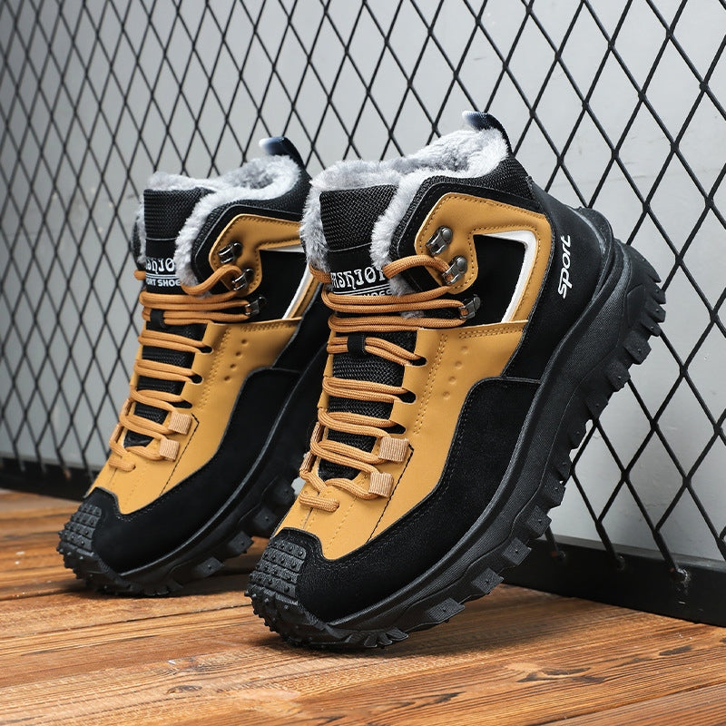 Men's Outdoor Hiking Boots - Waterproof, Non-Slip, Puncture-Proof And Smash-Proof; Correct Arch Support And Wide Toe - Suitable For Daily Wear And Outdoor Adventures