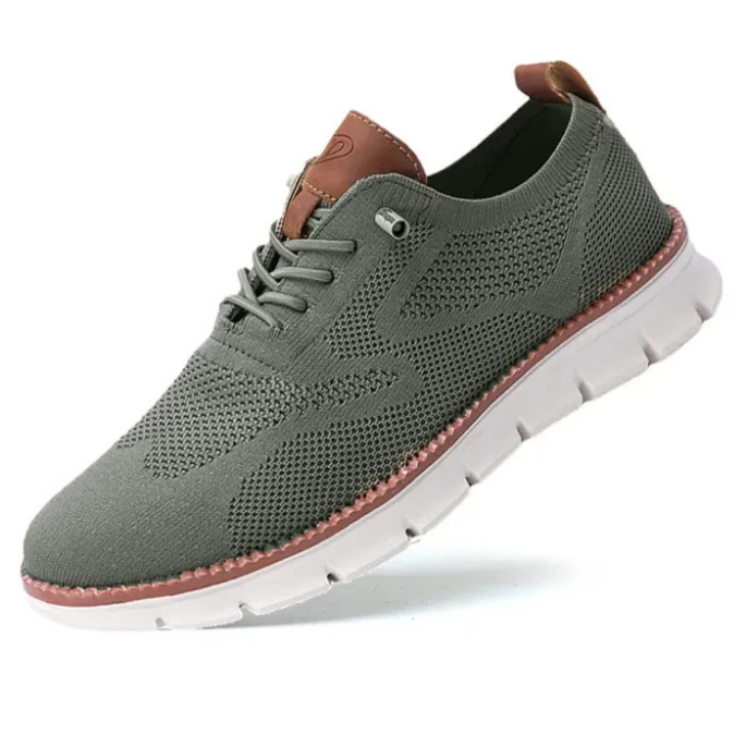 Men's Easy Wear Slip-On Loafers – Super Soft Breathable Fabric Shoes, Lightweight Casual Walking Sneakers, Stylish Dress Shoes, Mesh Urban Footwear for Work & Everyday Use.