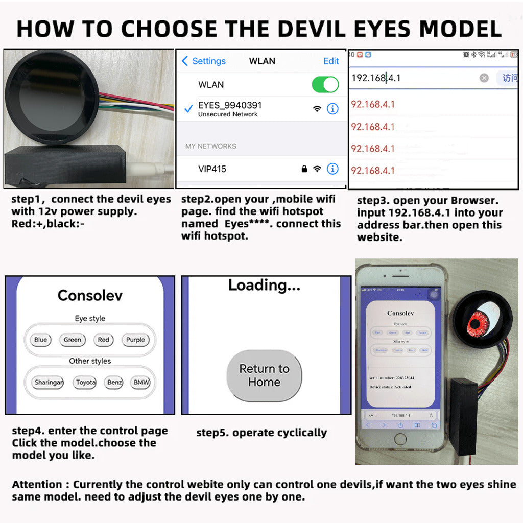 10-Types New Standard Cat Eyes Lights