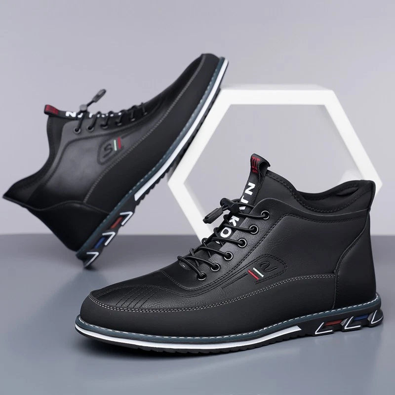 Men’s Classic Leather Business & Casual Shoes – Comfortable Everyday Wear