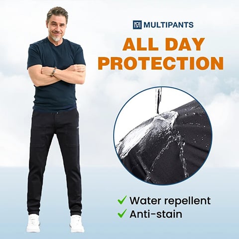 💥MultiPants – High Stretch Multi-pocket Durable Cargo Pants
