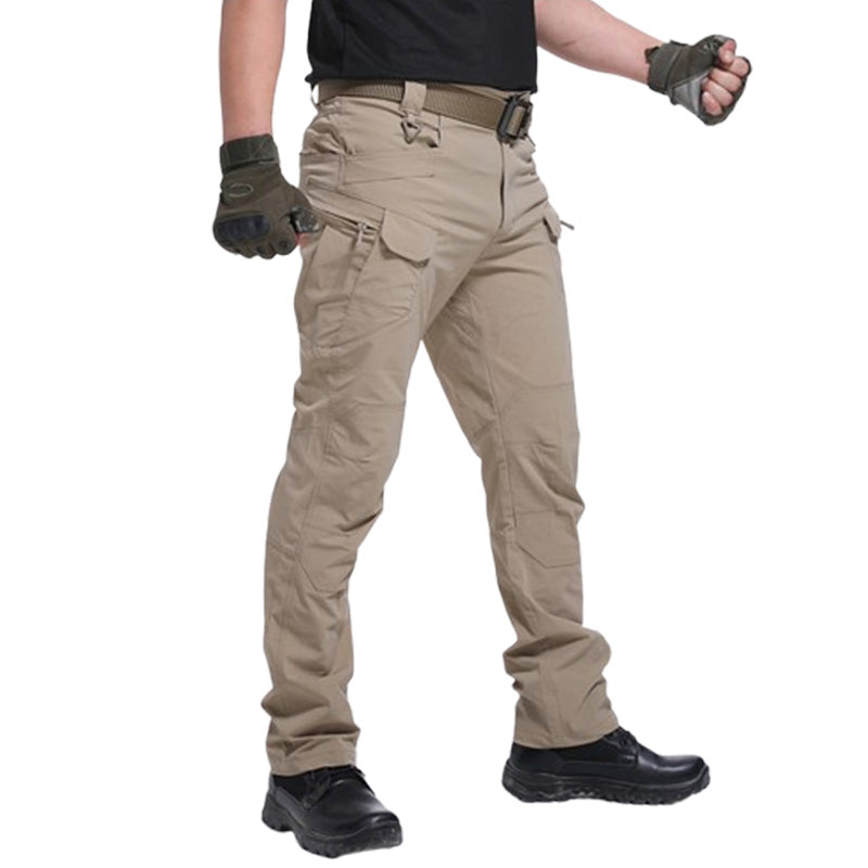 Multifunctional Stretch Tactical Pants – Zippered pockets, slim fit, and stretch fabric for total freedom of movement.