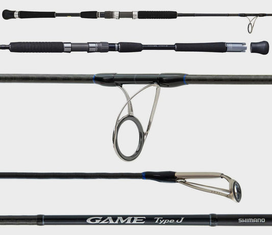 Game Type J Spinning Jigging Rods